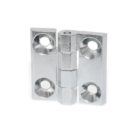 Otto Ganter Hinge Zinc Die Casting Aluminum, GN 237